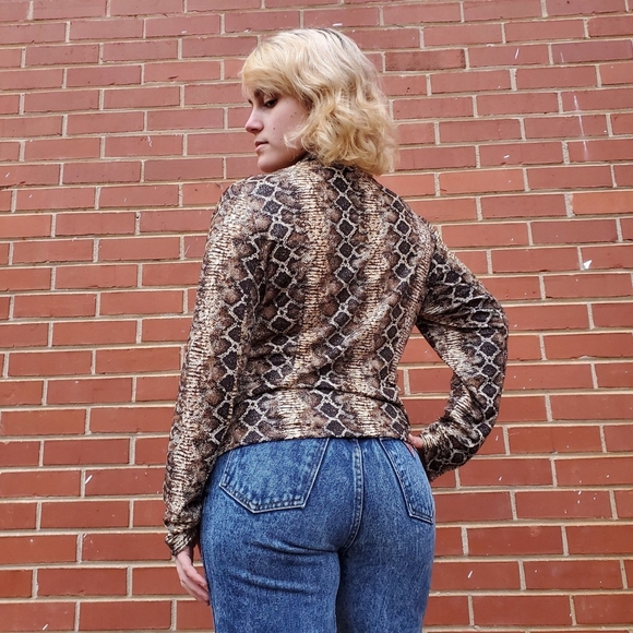 Vintage Long-Sleeve Button-Up by Miss Alliage - Picture 3 of 4